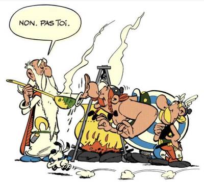 Obelix n'a pas droit à la potion magique…