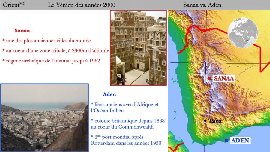 Le contraste Sanaa/Aden